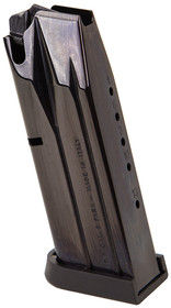 10 round magazine for .40 S&W Beretta Px4 Storm handguns, black finish.